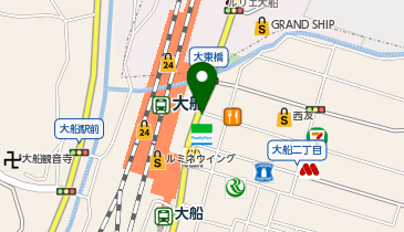 QBハウス 大船駅前店の地図画像