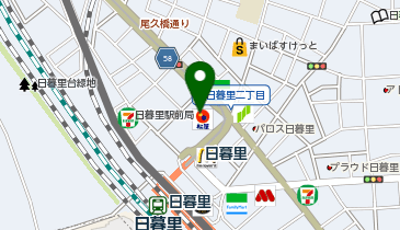 QBハウス 日暮里ステーションガーデンタワー店の地図画像