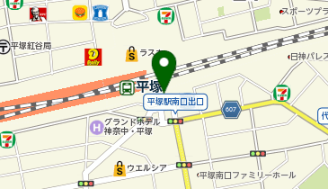 QBハウス ラスカ平塚南館店の地図画像