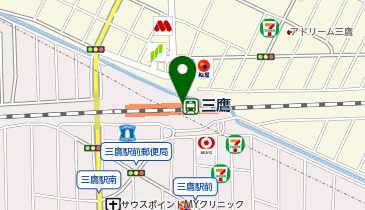 QBハウス アトレヴィ三鷹店の地図画像