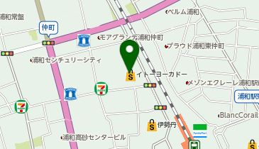 QBハウス イトーヨーカドー浦和店の地図画像