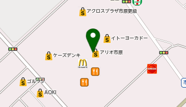 QBハウス アリオ市原店の地図画像