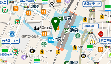 QBハウス JR池袋駅西口店の地図画像