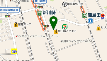 QBハウス 新川崎スクエア店の地図画像