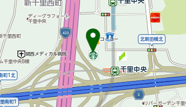 QBハウス イオンSENRITO店の地図画像
