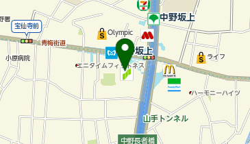 QBハウス 中野坂上駅前店の地図画像