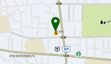 QBハウス 万代中小阪店の地図画像