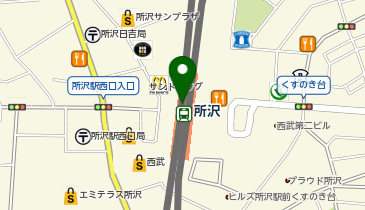 QBハウス グランエミオ所沢店の地図画像