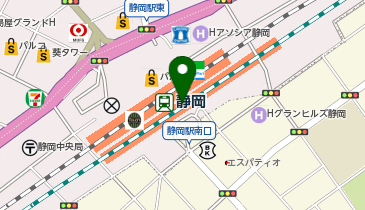 QBハウス アスティ静岡店の地図画像