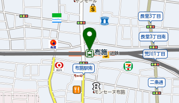 QBハウス 近鉄布施駅店の地図画像