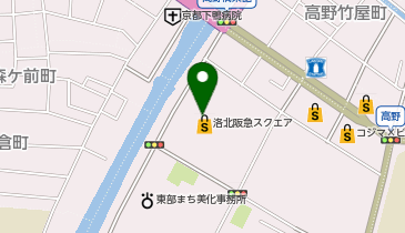 QBハウス 洛北阪急スクエア店の地図画像