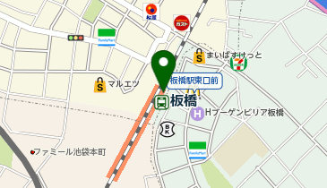 QBハウス JR板橋駅店の地図画像