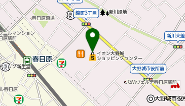 QBハウス イオン大野城店の地図画像