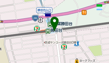 QBハウス 京成勝田台駅店の地図画像
