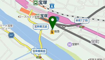 QBハウス ソリオ宝塚店の地図画像