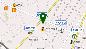 QBハウス ヴェルモ志木店の地図画像