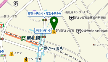 QBハウス BiVi新さっぽろ店の地図画像