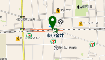 QBハウス nonowa東小金井店の地図画像