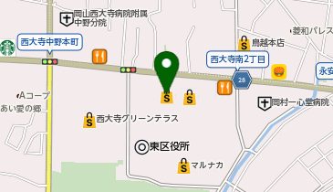 QBハウス 天満屋ハピーズ西大寺モール店の地図画像