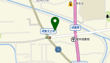 からあげ専門店 鶏笑 桜井店の地図画像