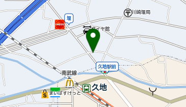 からあげ専門店 鶏笑 久地店の地図画像