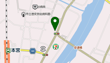 からあげ専門店 鶏笑 本宮店の地図画像
