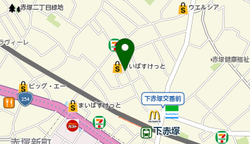 からあげ専門店 鶏笑 下赤塚店の地図画像