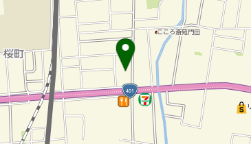 からあげ専門店 鶏笑 会津若松店の地図画像
