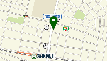 からあげ専門店 鶏笑 新検見川店の地図画像