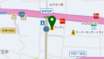 からあげ専門店 鶏笑 奈良宝来店の地図画像