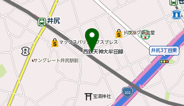 からあげ専門店 鶏笑 井尻駅前店の地図画像