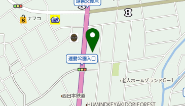 からあげ専門店 鶏笑 那珂川道善店の地図画像