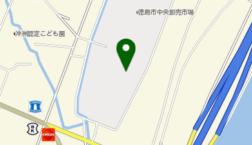 からあげ専門店 鶏笑 徳島中央卸売市場店の地図画像