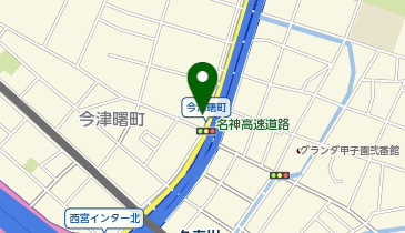 からあげ専門店 鶏笑 甲子園店の地図画像