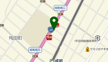 ヴィラ半田店の地図画像
