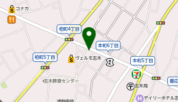 ヴィラ志木店の地図画像