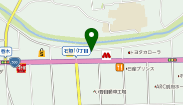 ヴィラ別府石垣店の地図画像