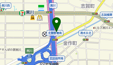 ヴィラ名古屋黒川店の地図画像