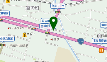 ヴィラ宝塚店の地図画像