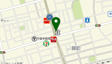 ヴィラ平塚店の地図画像
