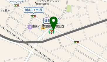 ヴィラ橋本店の地図画像