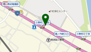 ヴィラ横須賀三春店の地図画像