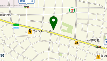 ヴィラ中野野方店の地図画像