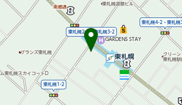 ヴィラ東札幌店の地図画像