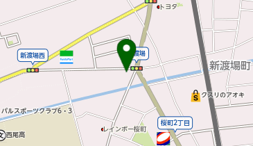 ヴィラ西尾店の地図画像