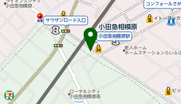 ヴィラ小田急相模原店の地図画像
