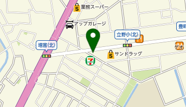 ヴィラ春日部店の地図画像
