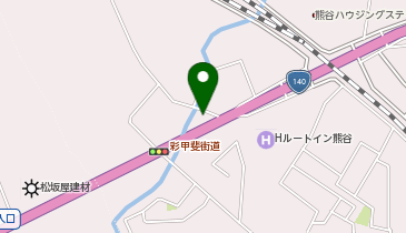 ヴィラ西熊谷店の地図画像