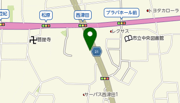 ヴィラ松江店の地図画像