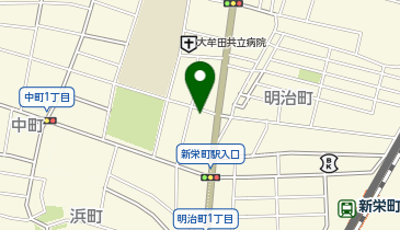 ヴィラ大牟田店の地図画像